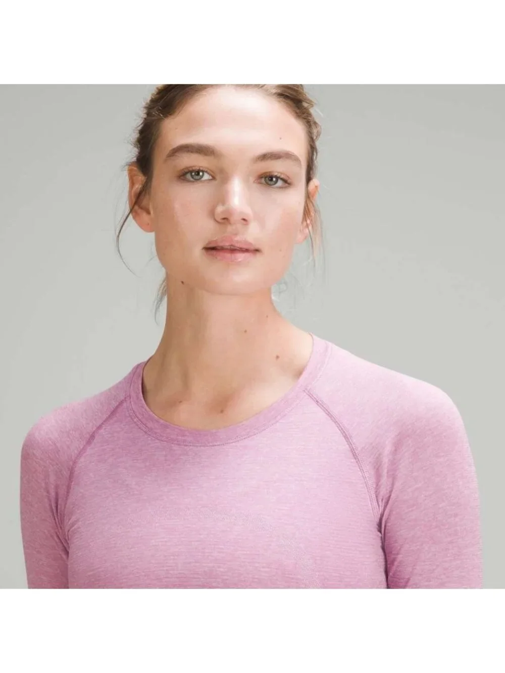 Lululemon Swiftly Tech Long-Sleeve Shirt 2.0 *Race Length Pink Peony/Velvet Dust